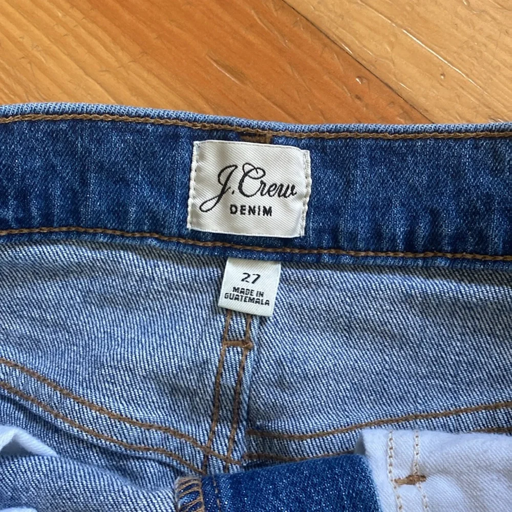 J. Crew Classic Blue‎ Denim Button Fly Skirt 27